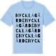 Blue Soul t-shirt med Nycklagärde ordlek t-shirt