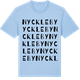 Blue Soul t-shirt med Nyckleby ordlek t-shirt