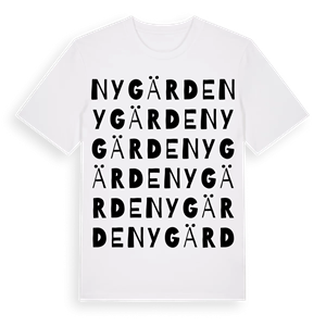 Nygärde ordlek t-shirt – ekologisk bomull t-shirt från Pinshirt