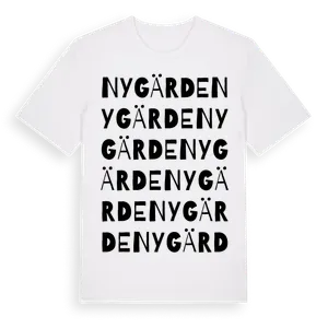 Nygärde ordlek t-shirt – ekologisk bomull t-shirt från Pinshirt