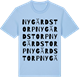 Blue Soul t-shirt med Nygärdstorp ordlek t-shirt