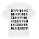 White t-shirt med Nypholmen ordlek t-shirt