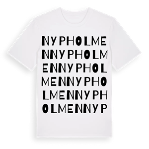 Nypholmen ordlek t-shirt – ekologisk bomull t-shirt från Pinshirt