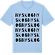 Blue Soul t-shirt med Nyskog ordlek t-shirt