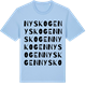 Blue Soul t-shirt med Nyskogen ordlek t-shirt