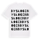 Nyskogen ordlek t-shirt