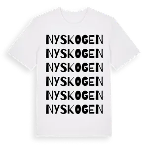 Nyskogen ordlek t-shirt – ekologisk bomull t-shirt från Pinshirt
