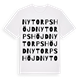 Nytorpshöjd ordlek t-shirt