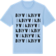 Blue Soul t-shirt med Nyvik ordlek t-shirt