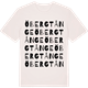 Vintage White t-shirt med Öberg tånge ordlek t-shirt