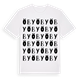 White t-shirt med Öby ordlek t-shirt