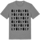 Mid Heather Gray t-shirt med Öby ordlek t-shirt