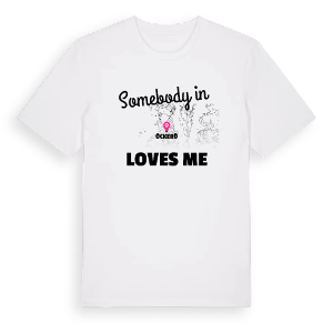 Någon i Öckerö älskar mig t-shirt – ekologisk bomull t-shirt från Pinshirt