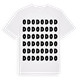 White t-shirt med Od ordlek t-shirt