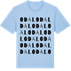 Blue Soul t-shirt med Odal ordlek t-shirt