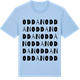 Blue Soul t-shirt med Oddan ordlek t-shirt