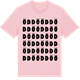Pink Cotton t-shirt med Öddö ordlek t-shirt