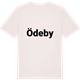 Vintage White t-shirt med Ödeby fetstil t-shirt