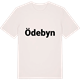 Vintage White t-shirt med Ödebyn fetstil t-shirt