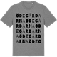 Mid Heather Gray t-shirt med Ödegårdarna ordlek t-shirt