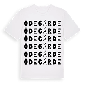 Ödegärde ordlek t-shirt – ekologisk bomull t-shirt från Pinshirt