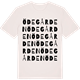 Vintage White t-shirt med Ödegården ordlek t-shirt