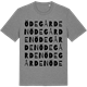 Mid Heather Gray t-shirt med Ödegården ordlek t-shirt