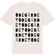 Vintage White t-shirt med Ödegärdet ordlek t-shirt