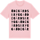 Pink Cotton t-shirt med Ödegårds brygga ordlek t-shirt