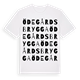 White t-shirt med Ödegårds brygga ordlek t-shirt