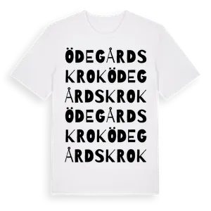 Ödegårdskrok ordlek t-shirt – ekologisk bomull t-shirt från Pinshirt