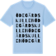Blue Soul t-shirt med Ödegärdskullen ordlek t-shirt