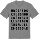 Mid Heather Gray t-shirt med Ödegärdskullen ordlek t-shirt