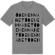 Mid Heather Gray t-shirt med Ödehemmanet ordlek t-shirt