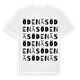 Ödenäs ordlek t-shirt