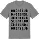 Mid Heather Gray t-shirt med Odenslunda ordlek t-shirt