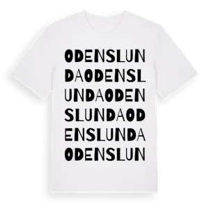 Odenslunda ordlek t-shirt – ekologisk bomull t-shirt från Pinshirt