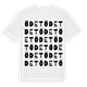 White t-shirt med Ödet ordlek t-shirt