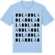 Blue Soul t-shirt med Odla ordlek t-shirt