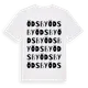 White t-shirt med Ödsby ordlek t-shirt