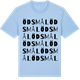 Blue Soul t-shirt med Ödsmål ordlek t-shirt