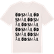 Vintage White t-shirt med Ödsmål ordlek t-shirt