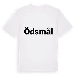 Ödsmål fetstil t-shirt – ekologisk bomull t-shirt från Pinshirt