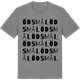 Mid Heather Gray t-shirt med Ödsmål ordlek t-shirt