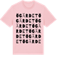 Pink Cotton t-shirt med Ögärdet ordlek t-shirt