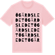 Pink Cotton t-shirt med Ögärdsledet ordlek t-shirt