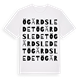 White t-shirt med Ögärdsledet ordlek t-shirt