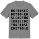 Mid Heather Gray t-shirt med Ögärdsledet ordlek t-shirt
