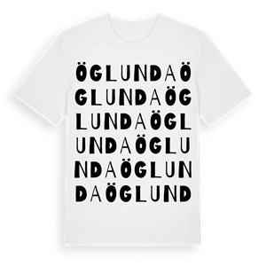 Öglunda ordlek t-shirt – ekologisk bomull t-shirt från Pinshirt