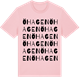 Pink Cotton t-shirt med Öhagen ordlek t-shirt